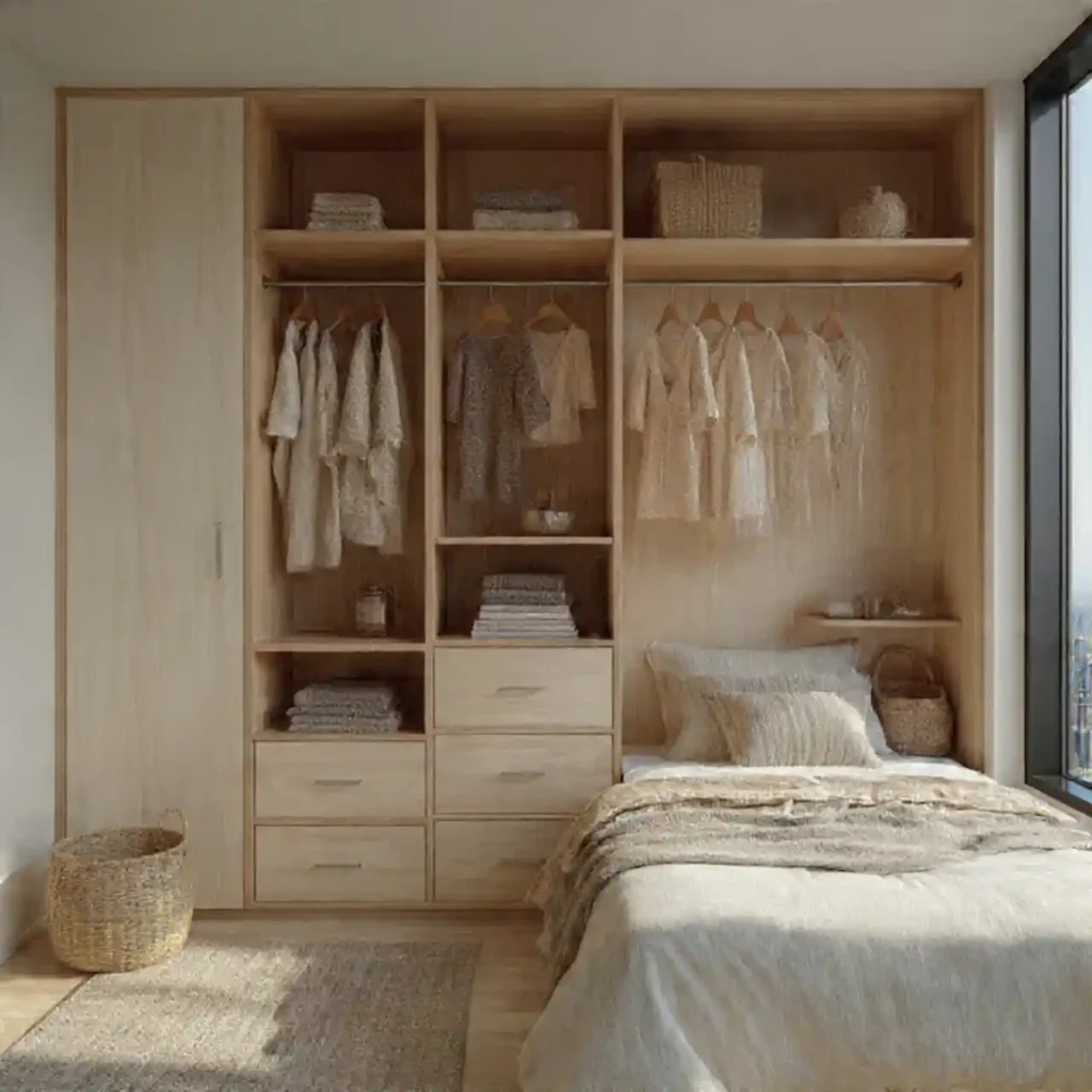 8-Japandi Wardrobe Idea