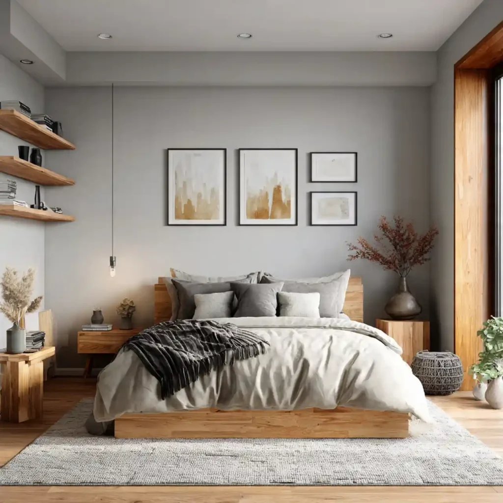 8-Neutral Japandi Bedroom Idea