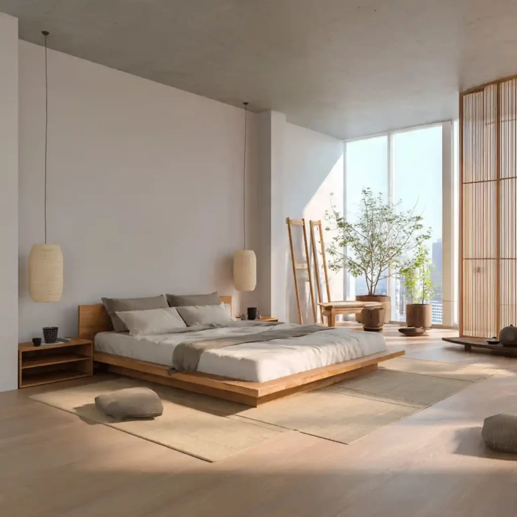 8-Space-Saving Japandi Bedroom Idea