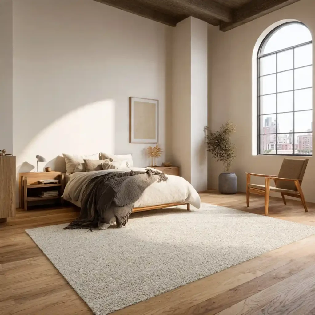 8-Warm Minimalist Bedroom Idea