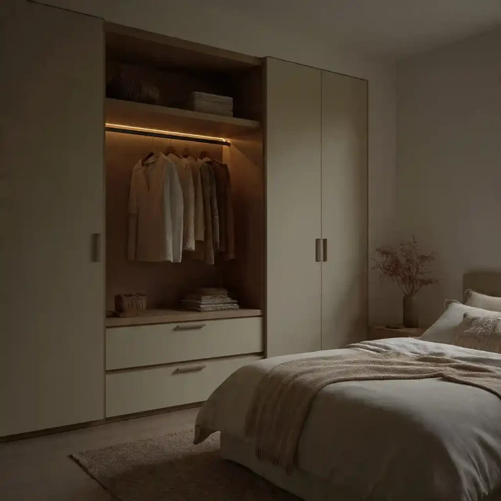 9-Japandi Wardrobe Idea