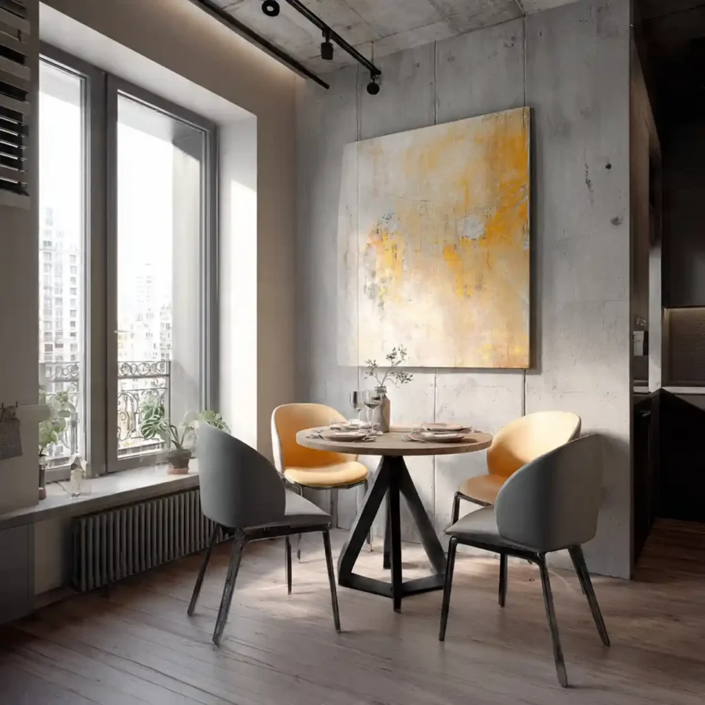 9-Small Apartment Dining Area Idea