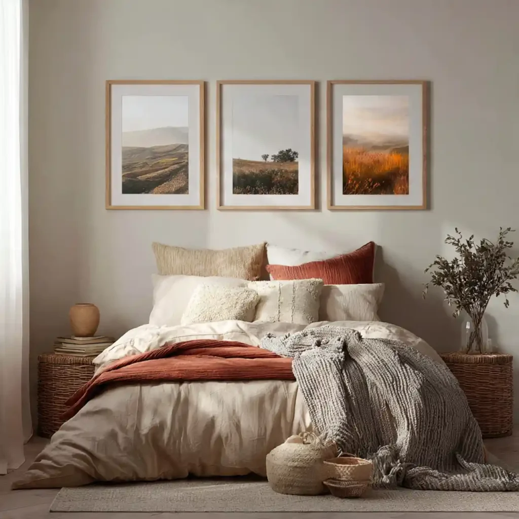 9-Warm Minimalist Bedroom Idea