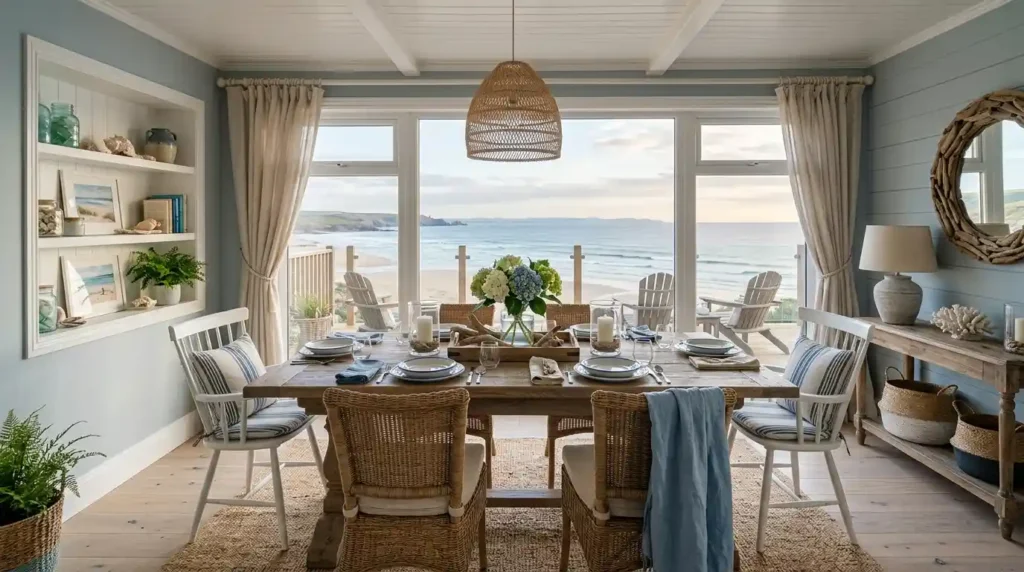 1-Coastal Dining Room Ideas