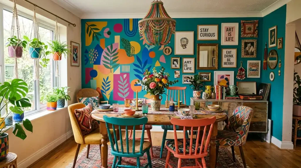 1- Funky Dining Room Ideas