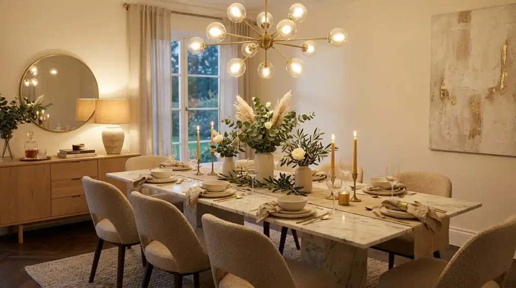 1-Black Dining Table Decor Ideas