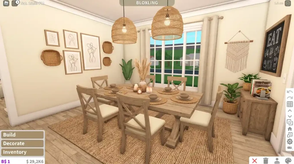 10-Blox burg Dining Room Idea