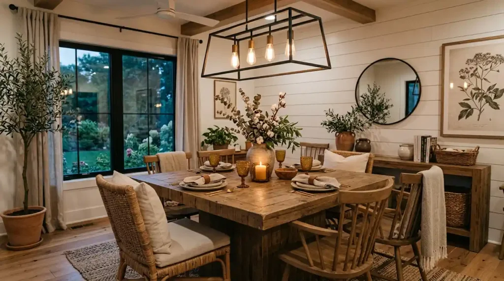 10-Square Dining Table Idea