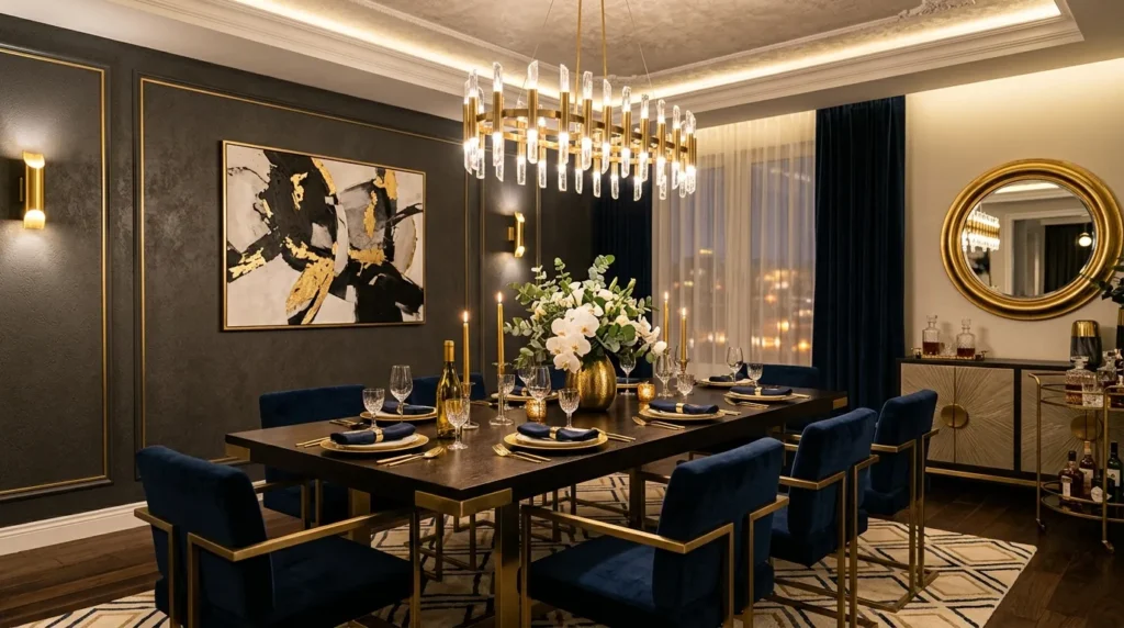 11-Modern Classy Dining Room Idea