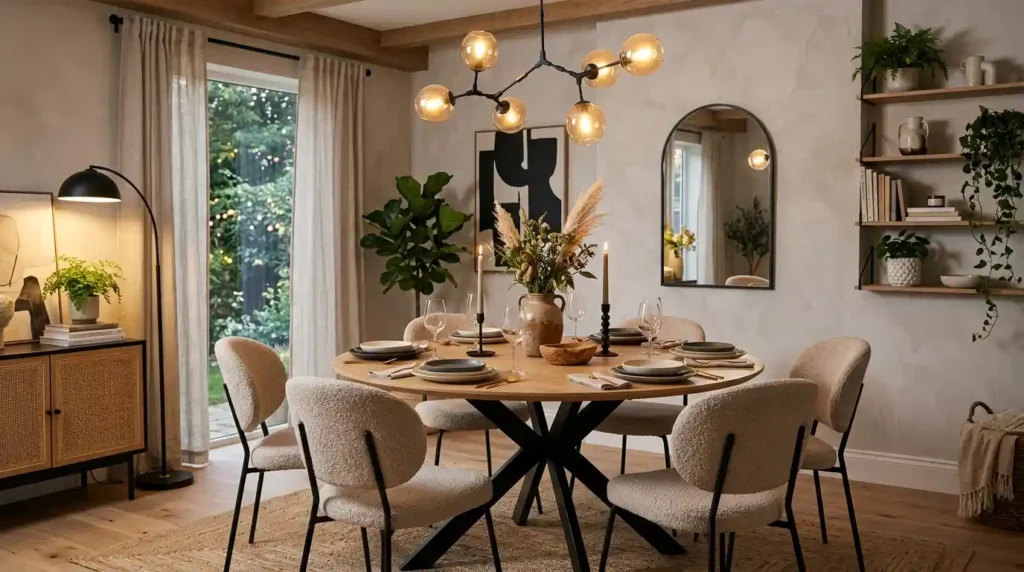 12-Circle Dining Table Idea