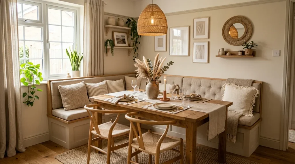 12-Corner Bench Dining Table Ideas