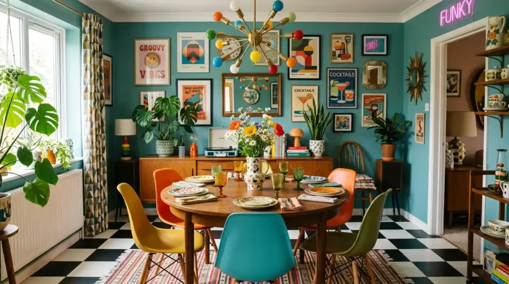 12-Funky Dining Room Idea