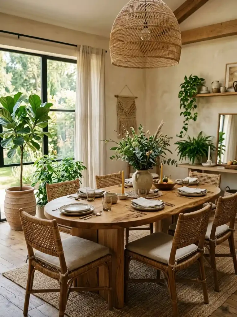 12-Oval Dining Table Idea