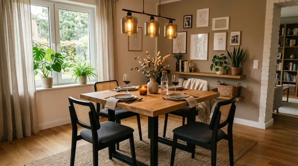 12-Square Dining Table Idea