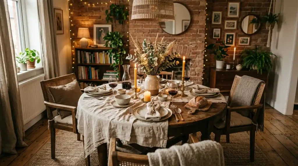 13-Circle Dining Table Idea