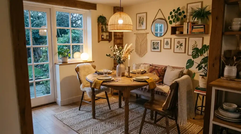 13-Cozy Small Dining Area Idea