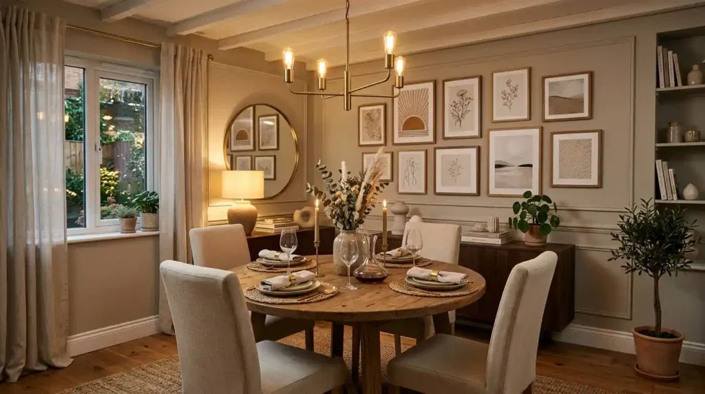 14-Cozy Small Dining Area Idea