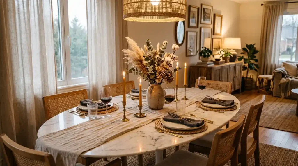 14-Marble Dining Table Idea