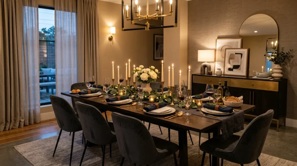 14-Modern Classy Dining Room Idea