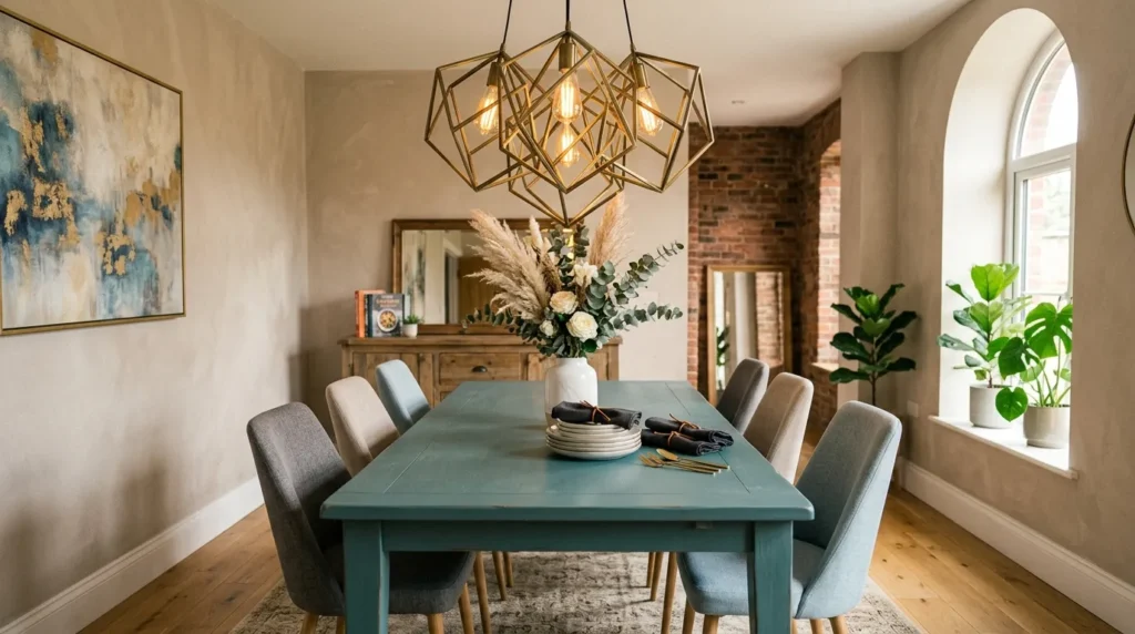 14- Painted Dining Table Ideas (12)