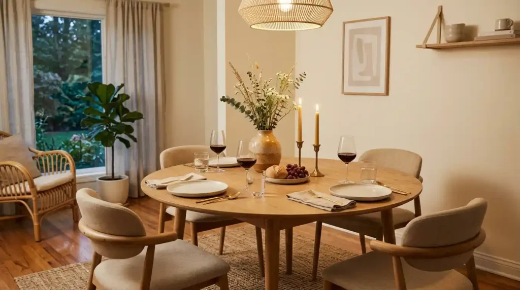15-Circle Dining Table Idea