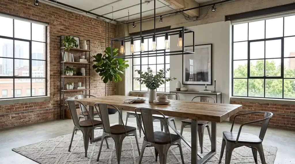 15-Linear Chandelier Dining Room Idea
