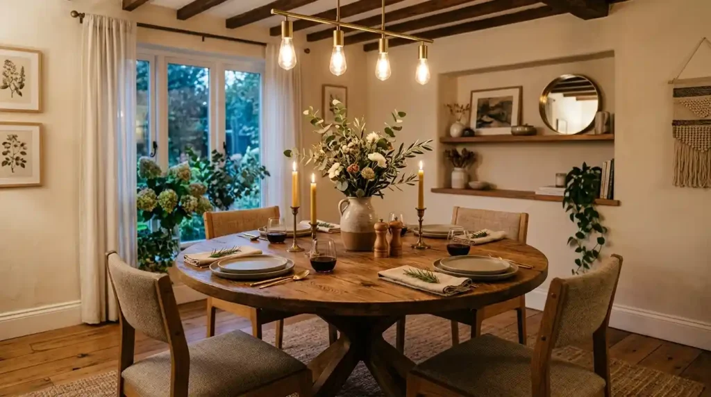 16-Circle Dining Table Idea
