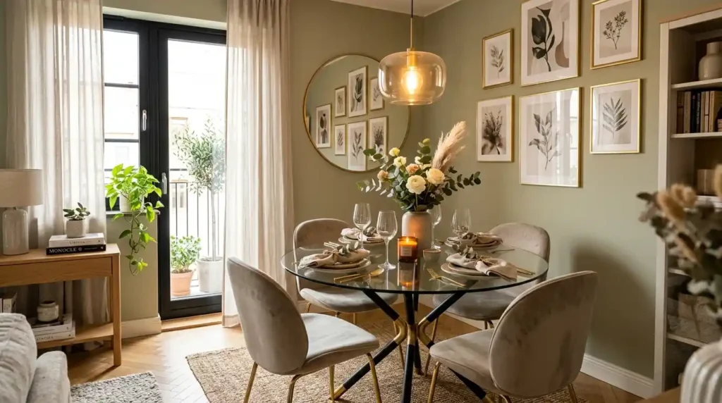 16-Cozy Small Dining Area Idea