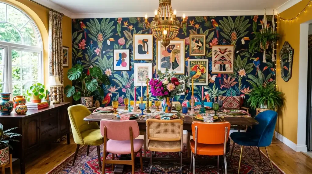 16-Funky Dining Room Idea