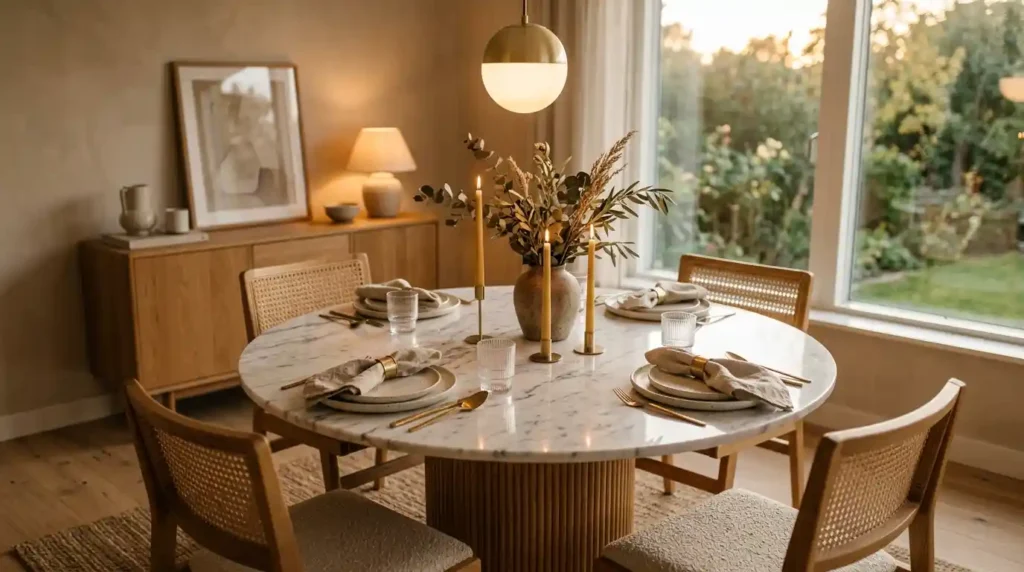 16-Marble Dining Table Idea