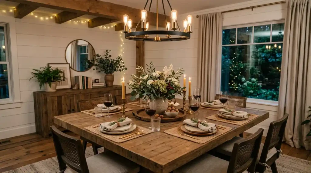 16-Square Dining Table Idea