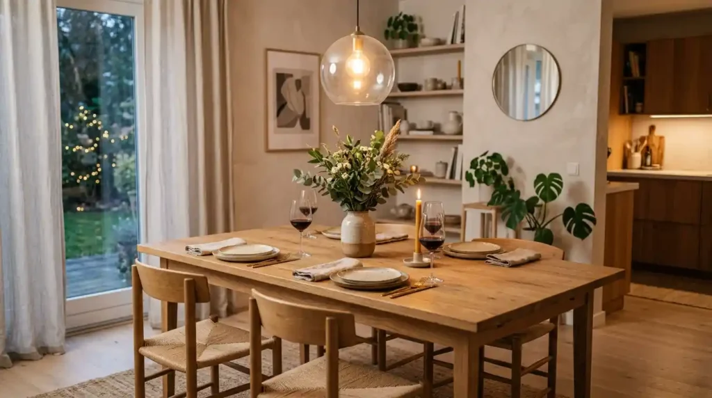 16-Wooden Dining Table Idea