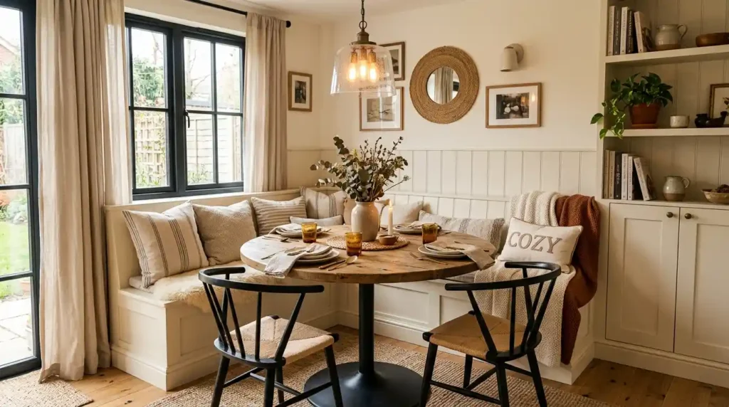 17-Cozy Small Dining Area Idea