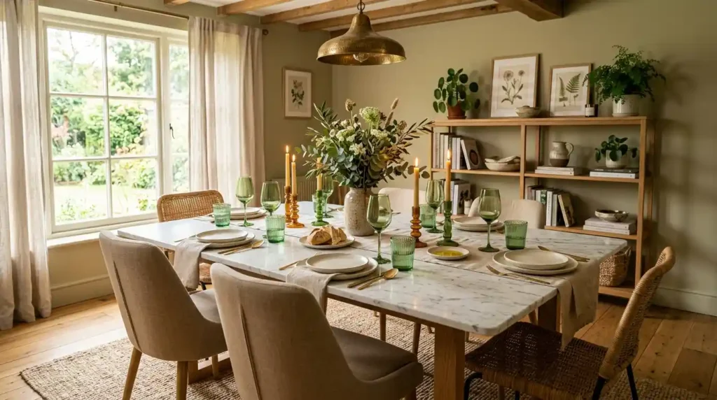17-Marble Dining Table Idea