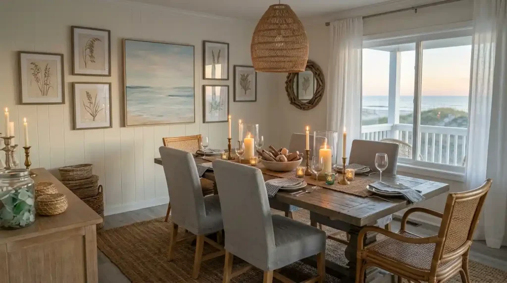 18-Coastal Dining Room Idea