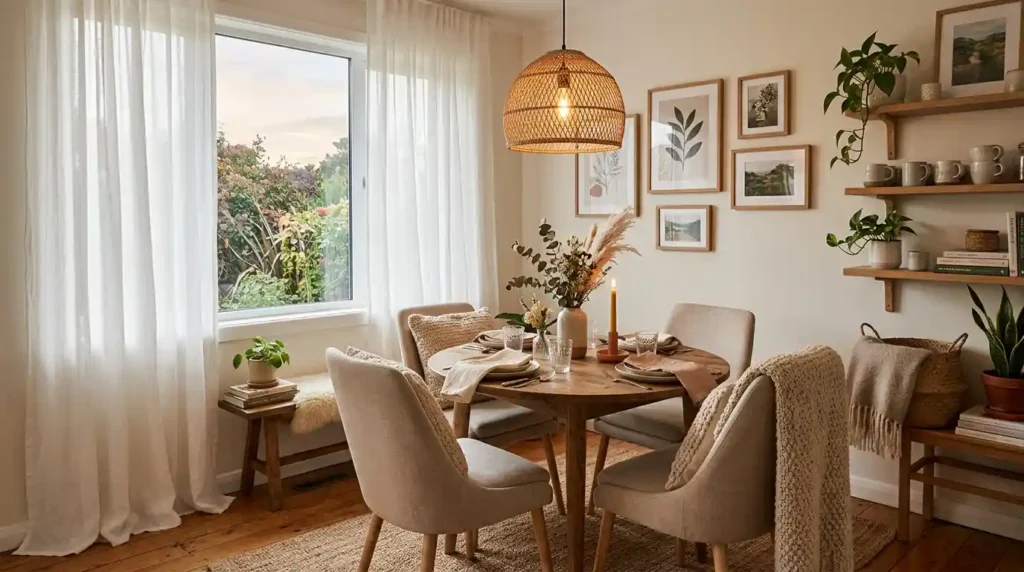 18-Cozy Small Dining Area Idea