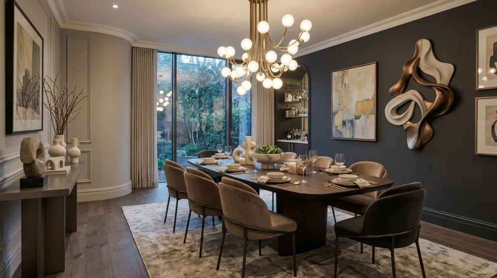 18-Modern Classy Dining Room Idea