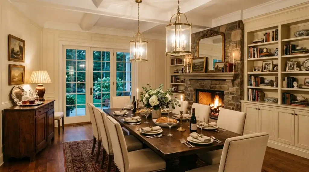 18-Nancy Meyers Dining Room