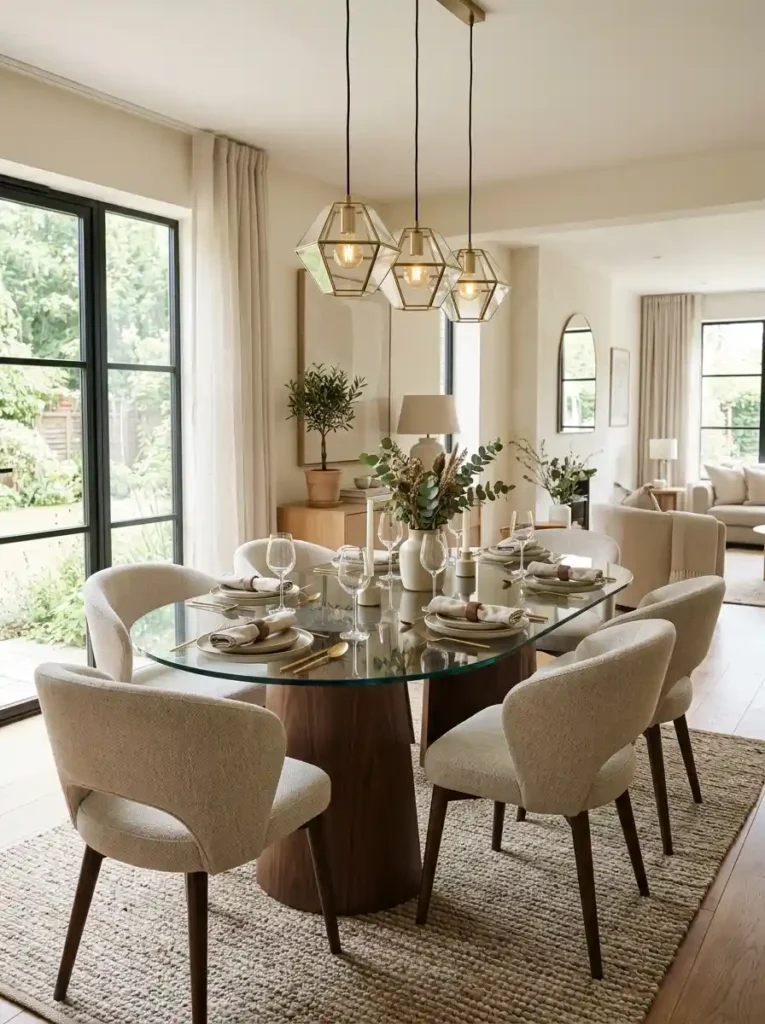 18-Oval Dining Table Idea