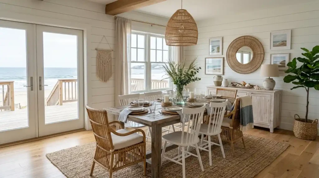19-Coastal Dining Room Idea