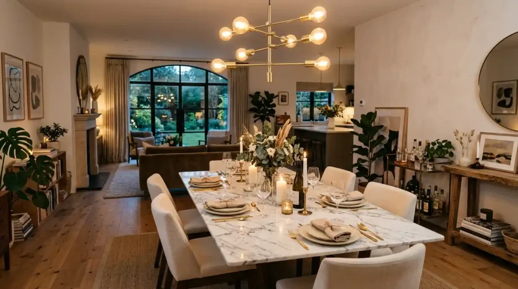 19-Marble Dining Table Idea