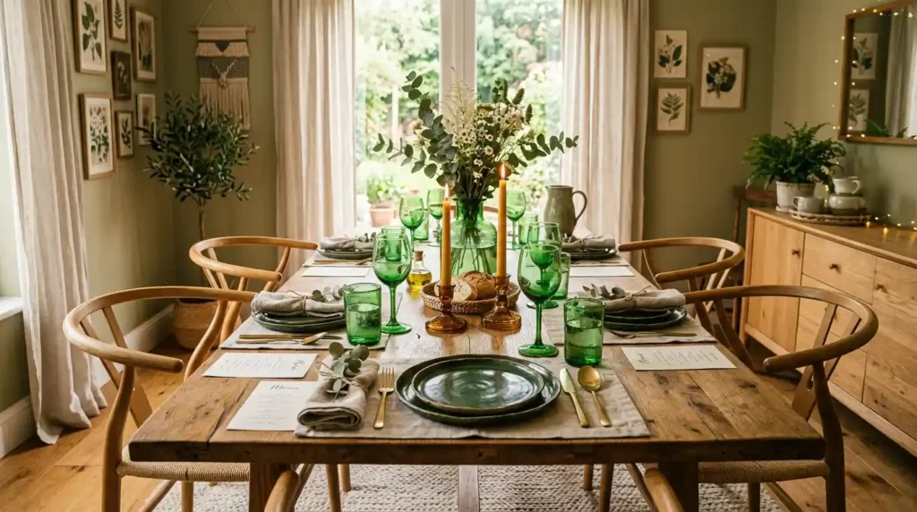19-Wooden Dining Table Idea