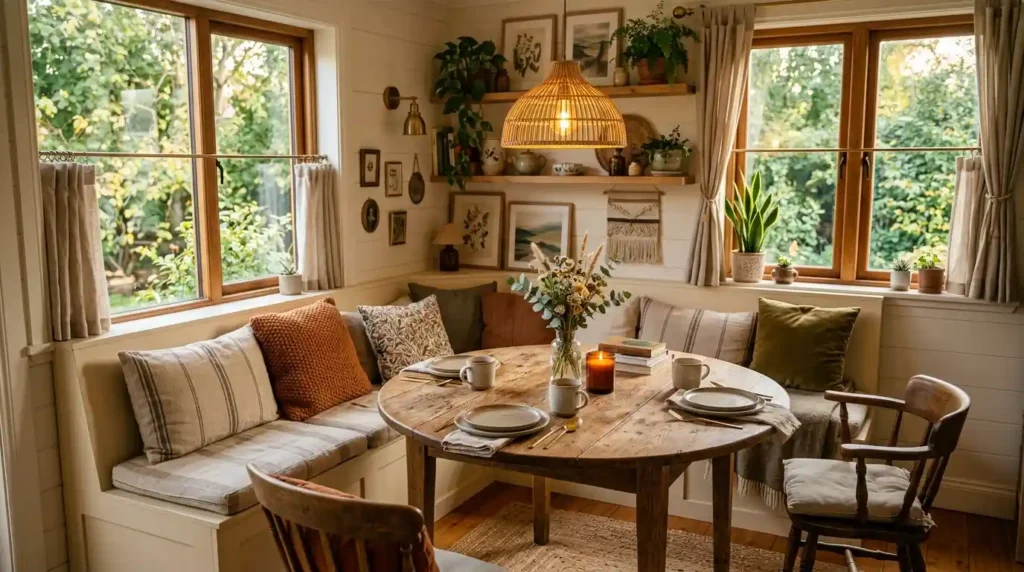 2-Cozy Small Dining Area Idea