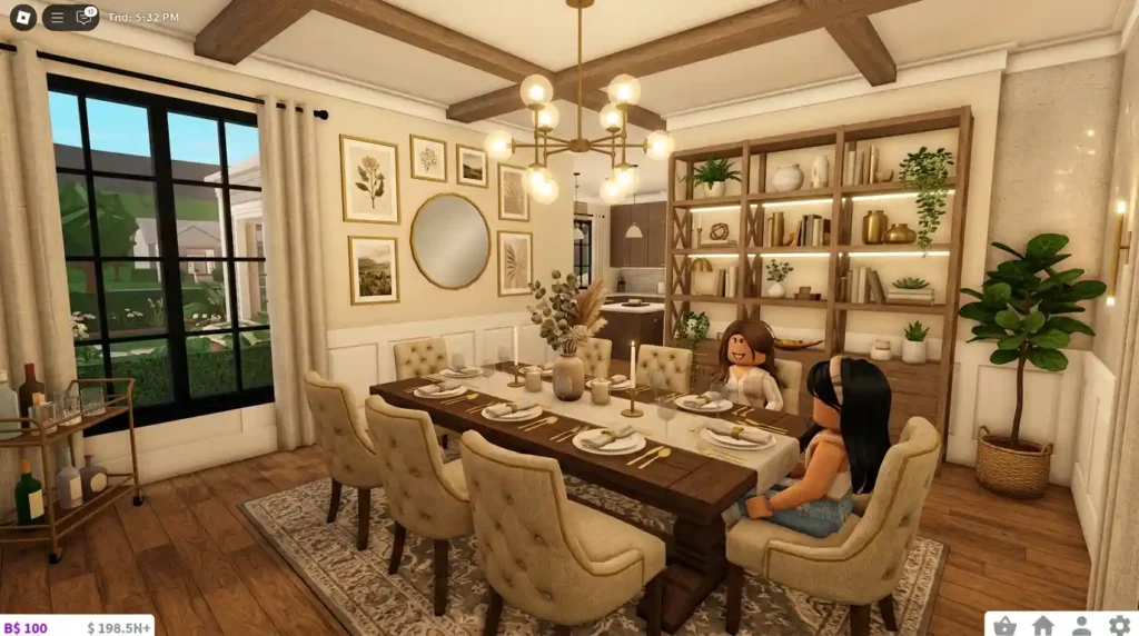 20-Blox burg Dining Room Idea