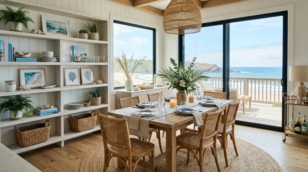 20-Coastal Dining Room Idea