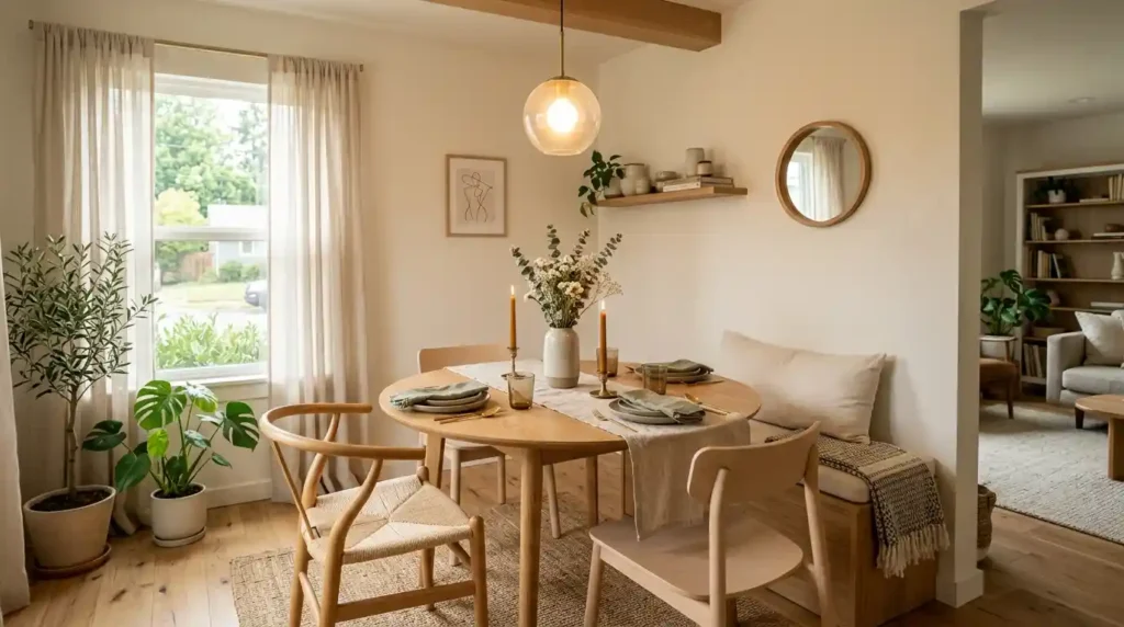 20-Cozy Small Dining Area Idea