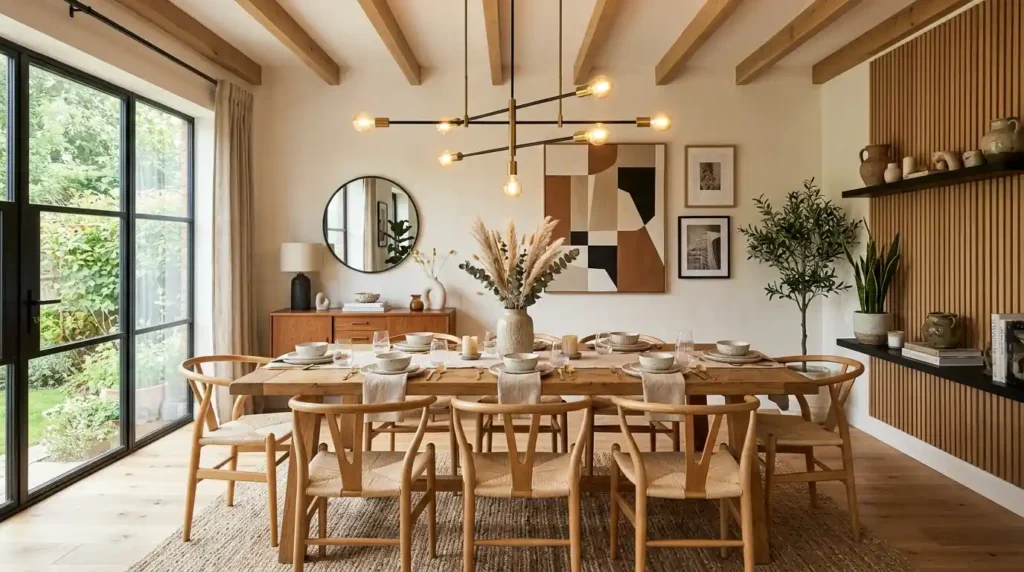 20-Linear Chandelier Dining Room Idea