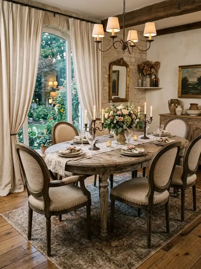 20-Oval Dining Table Idea