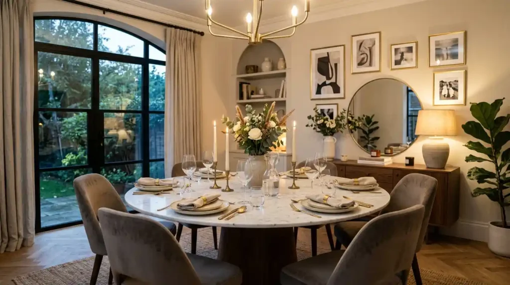 21-Circle Dining Table Idea