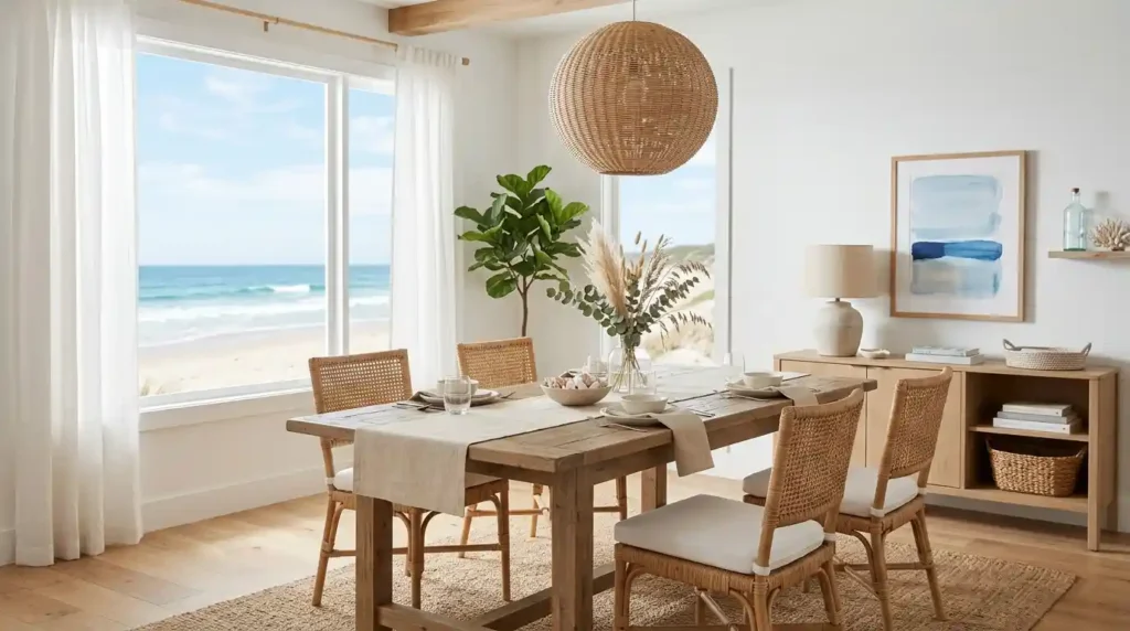 21-Coastal Dining Room Idea